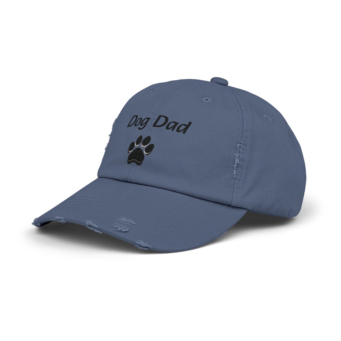 Unisex Distressed Dog Dad Cap