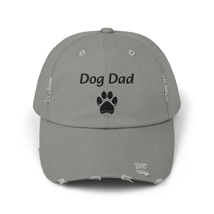 Unisex Distressed Dog Dad Cap