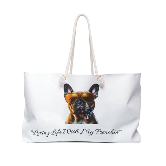 Loving My Frenchie Weekender Bag