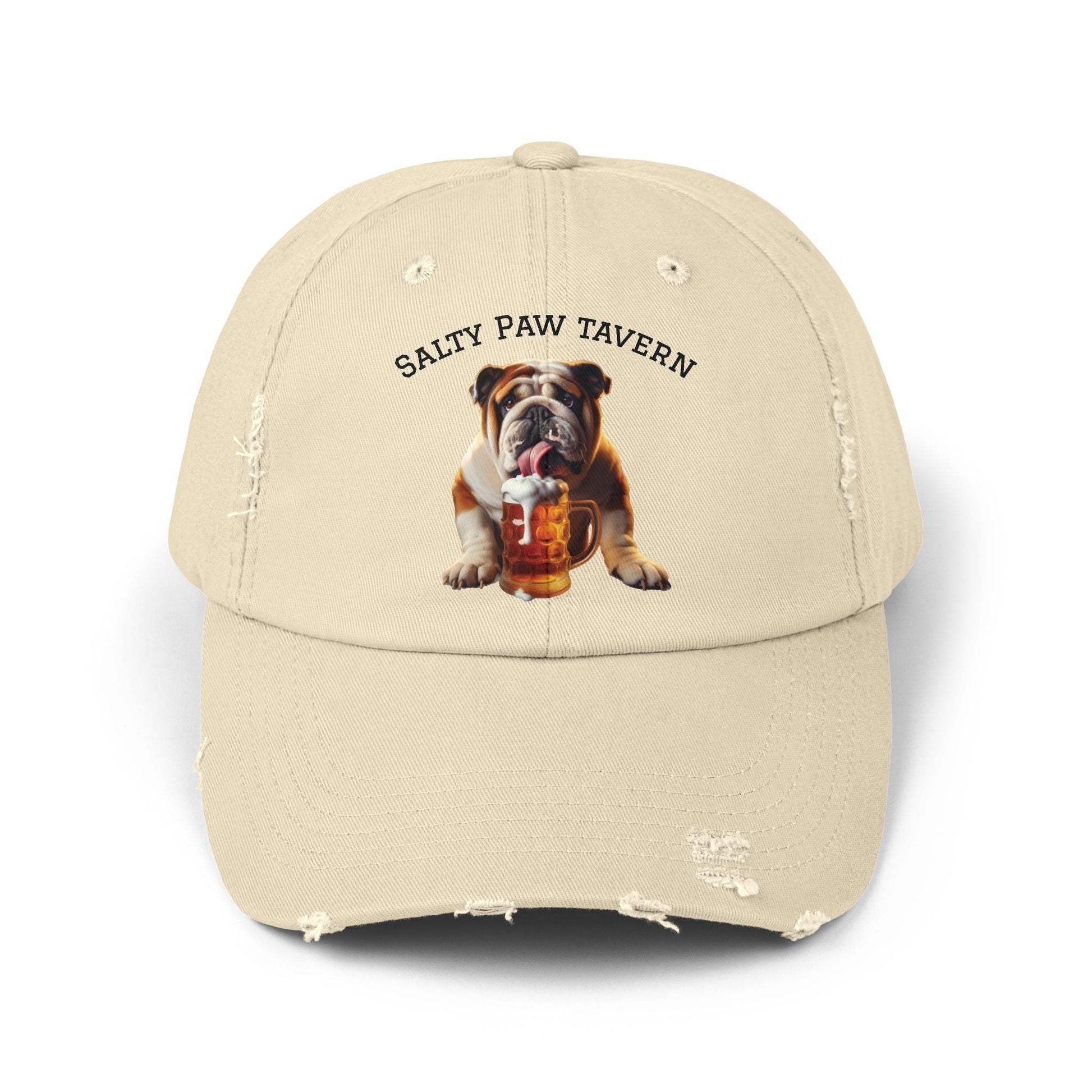 Salty Paw Tavern Hat, Casual Dog Owner Gift, Vintage Style Pet Apparel