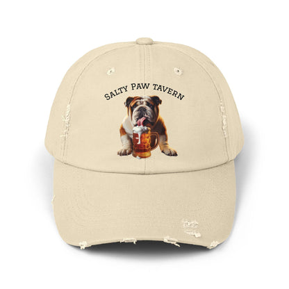 Salty Paw Tavern Hat, Casual Dog Owner Gift, Vintage Style Pet Apparel