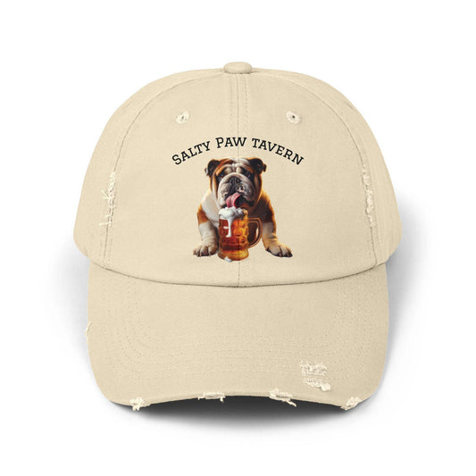 Salty Paw Tavern Hat, Casual Dog Owner Gift, Vintage Style Pet Apparel