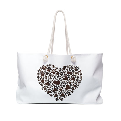 Heart Paws Weekender Bag