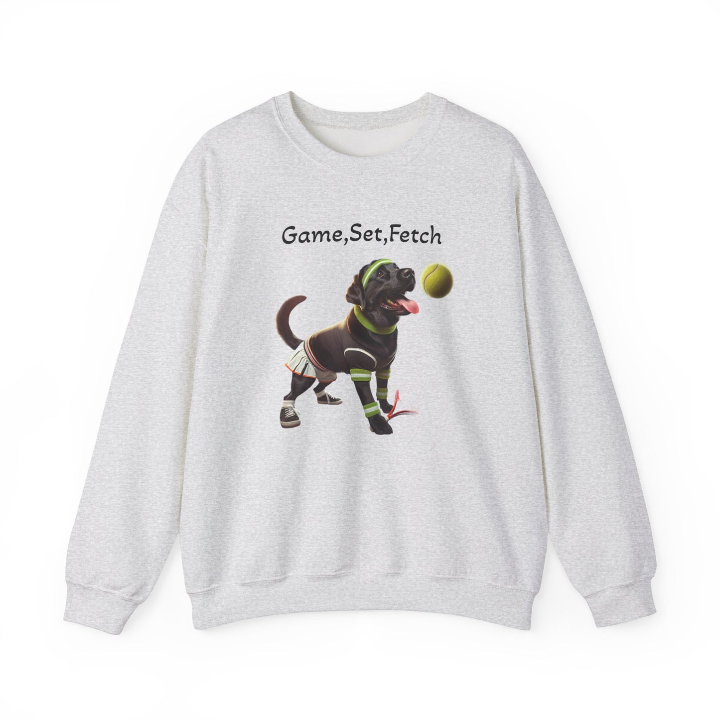 Tennis Dog Unisex Heavy Blend™ Crewneck Sweatshirt