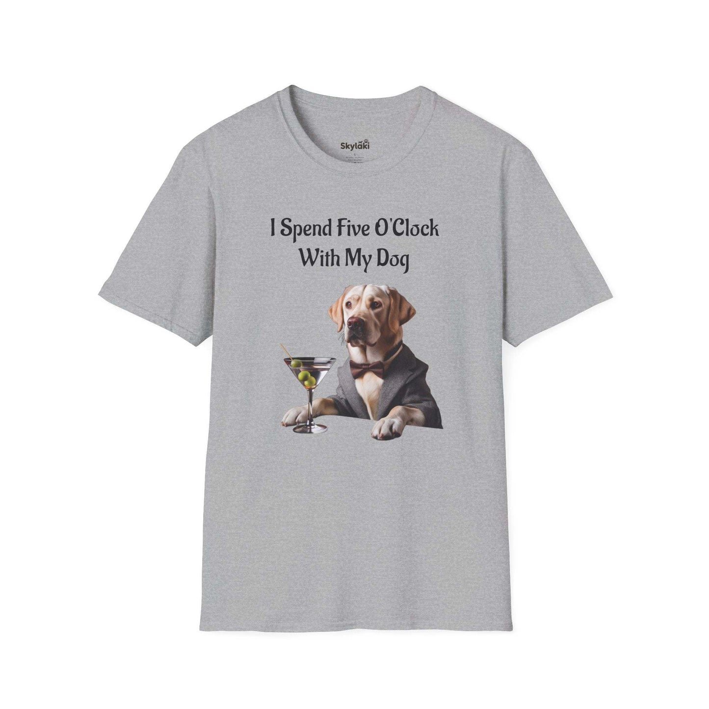 Five O'clock T-Shirt for Dog Lovers – Funny & Cozy