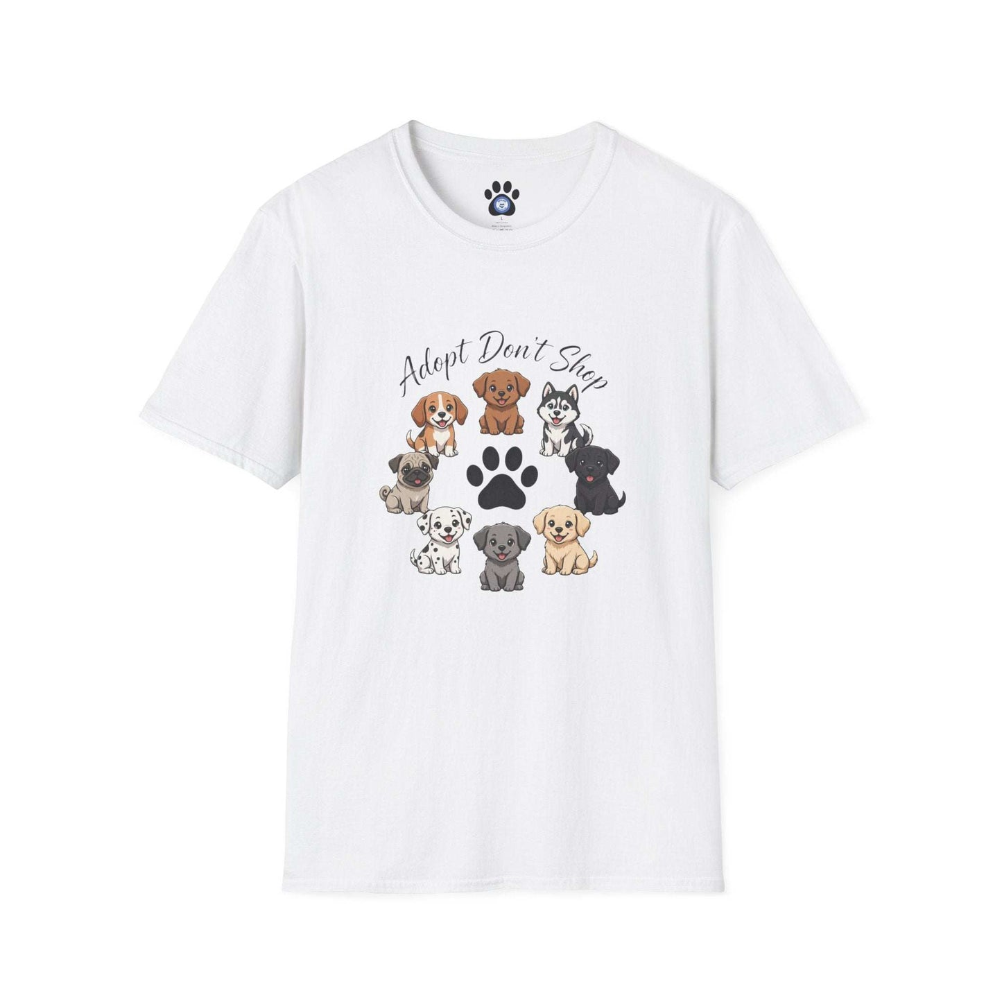 Unisex Adopt Don't Shop eco-friendly casual shirt by Skylaki
