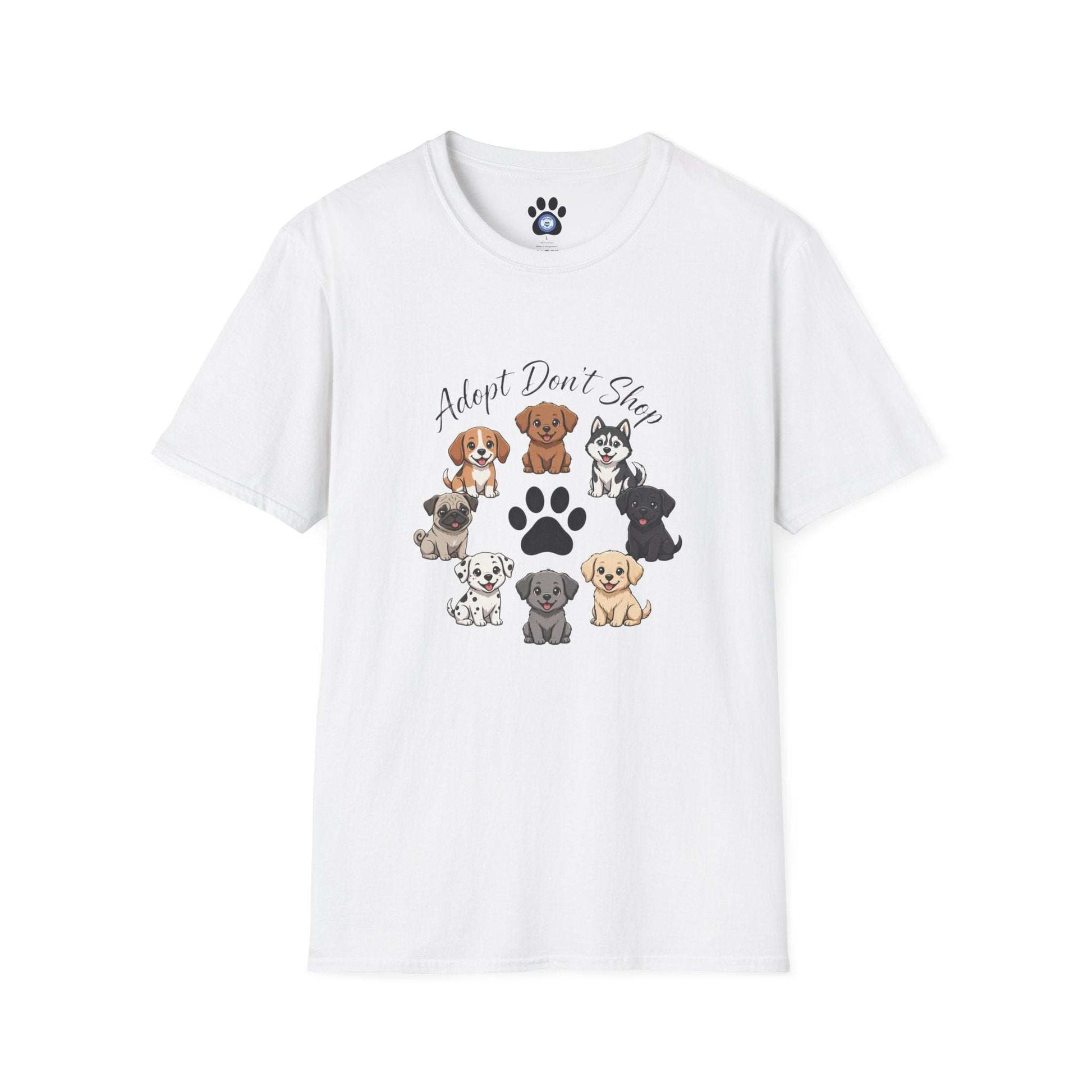 Unisex Adopt Don't Shop eco-friendly casual shirt by Skylaki