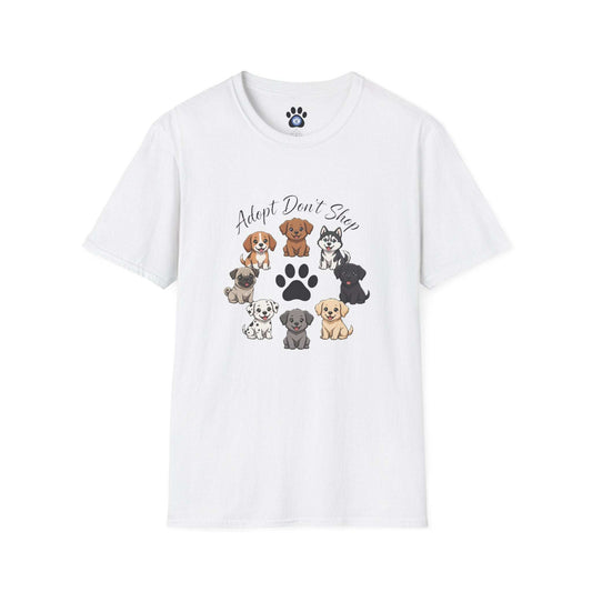 Unisex Adopt Don't Shop eco-friendly casual shirt by Skylaki