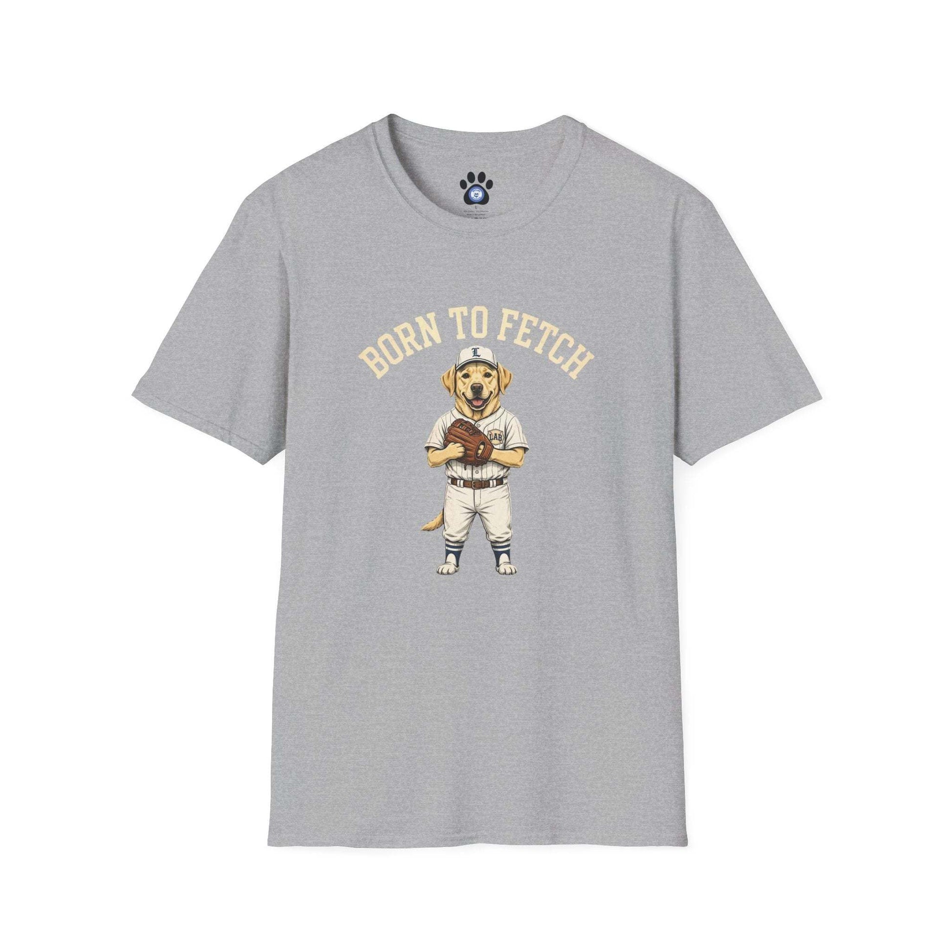 Baseball Dog Shirt Born to Fetch