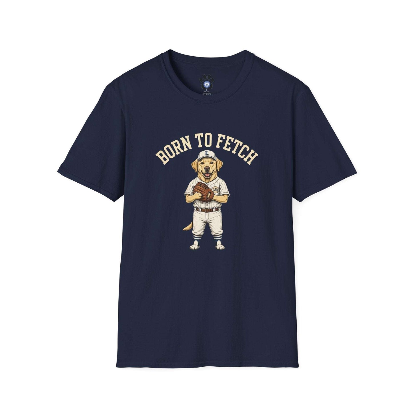 Baseball Dog Shirt Born to Fetch