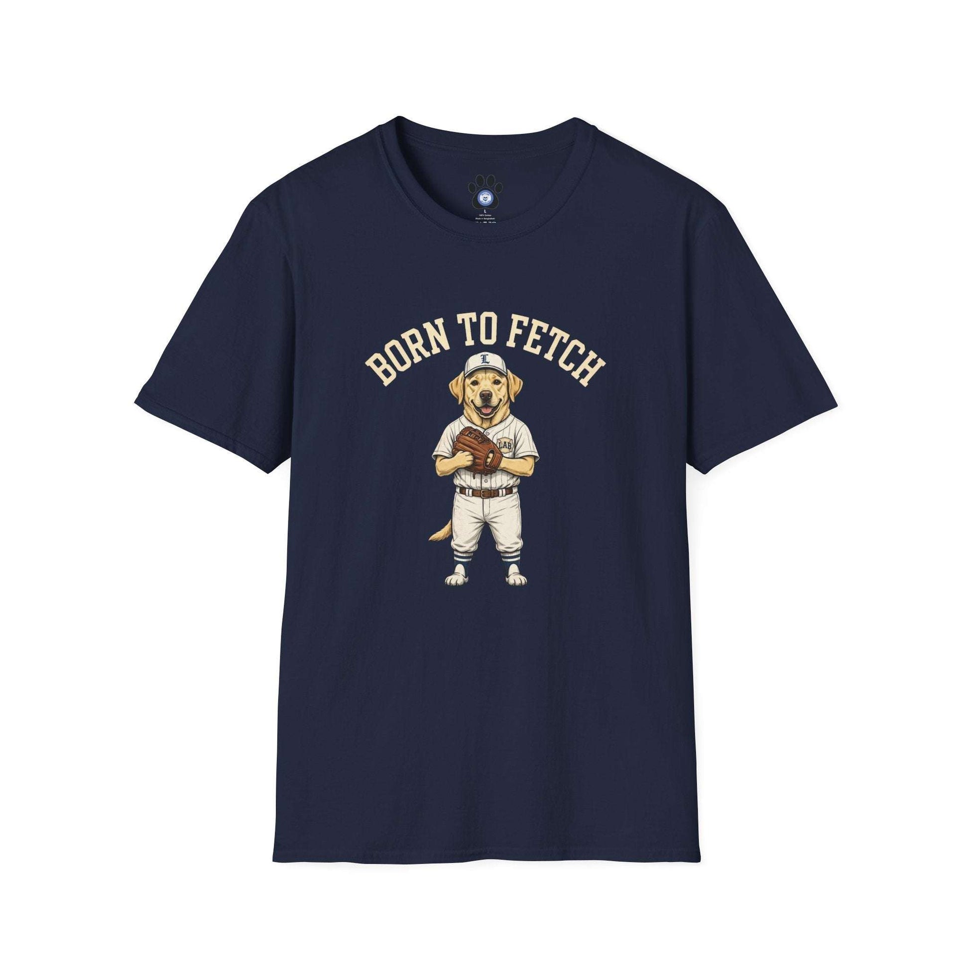 Baseball Dog Shirt Born to Fetch