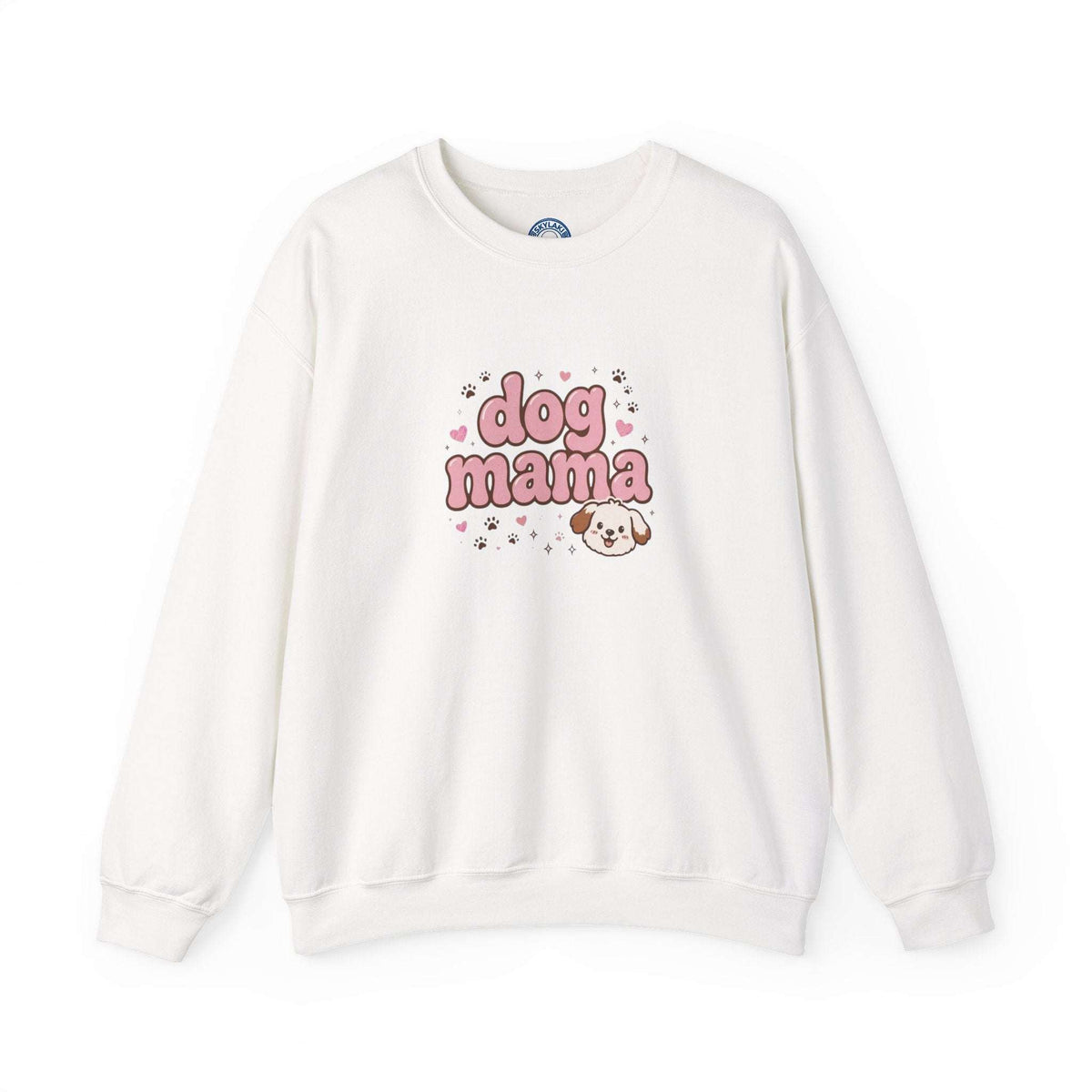 Dog Mama Sweatshirt by Skylaki with playful dog design