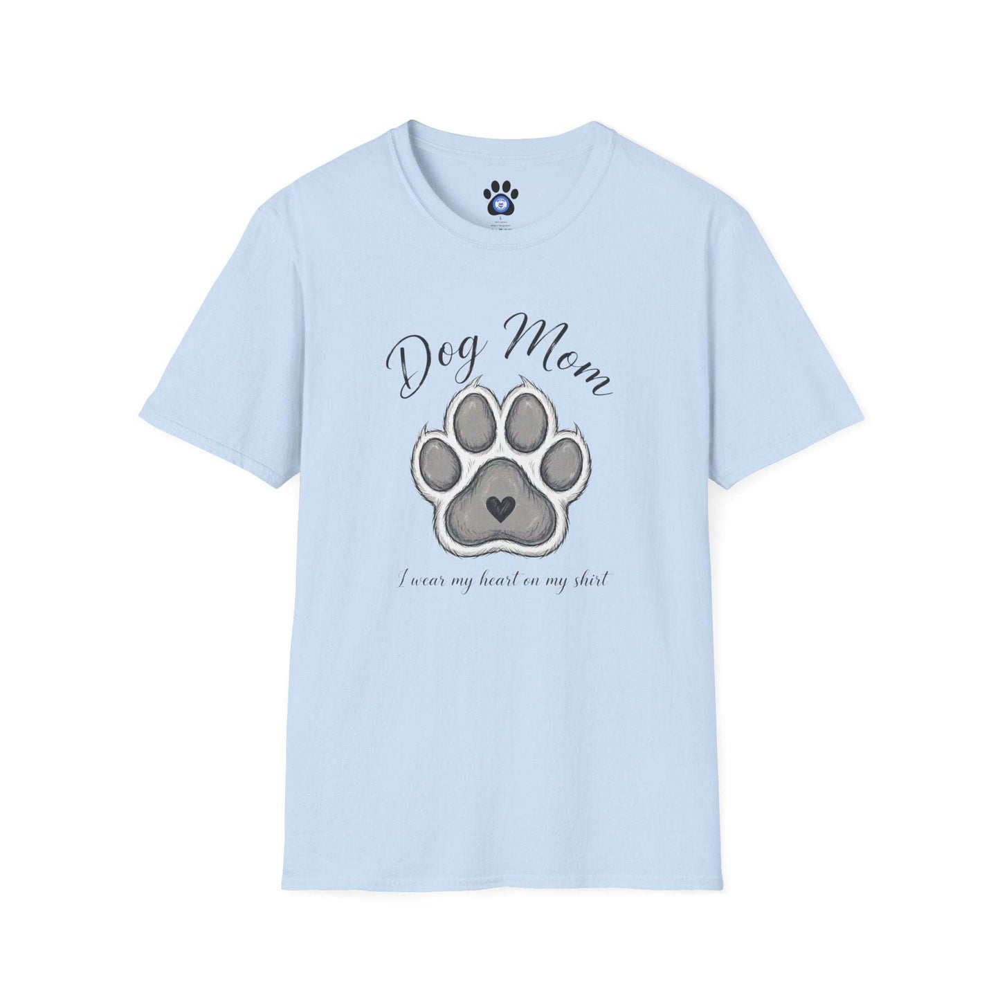 Dog Mom Tee by Skylaki brand casual unisex t-shirt