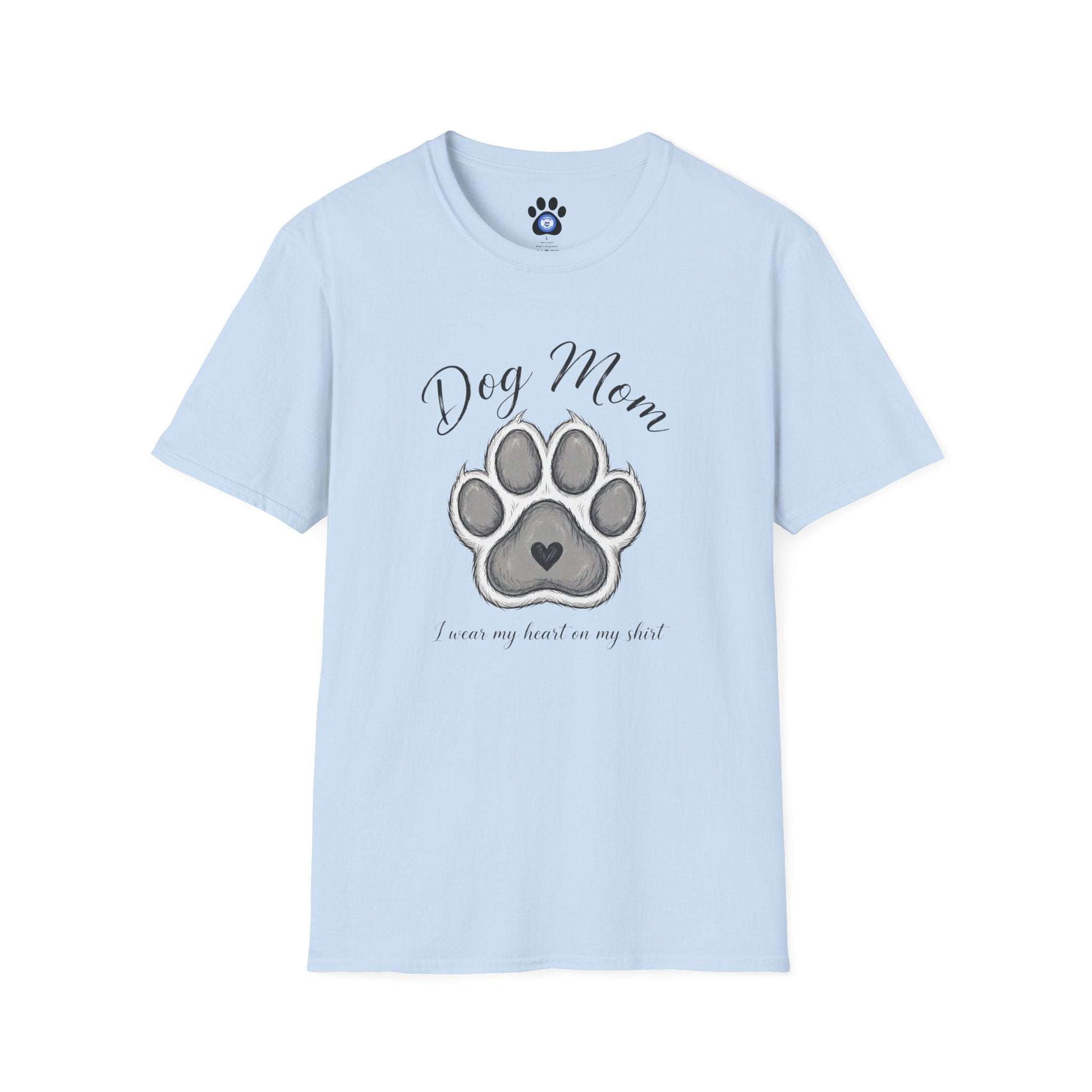Dog Mom Tee by Skylaki brand casual unisex t-shirt