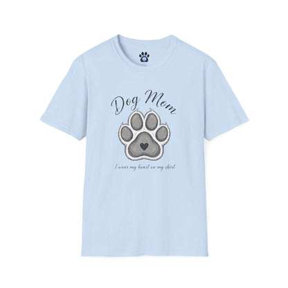 Dog Mom Tee by Skylaki brand casual unisex t-shirt