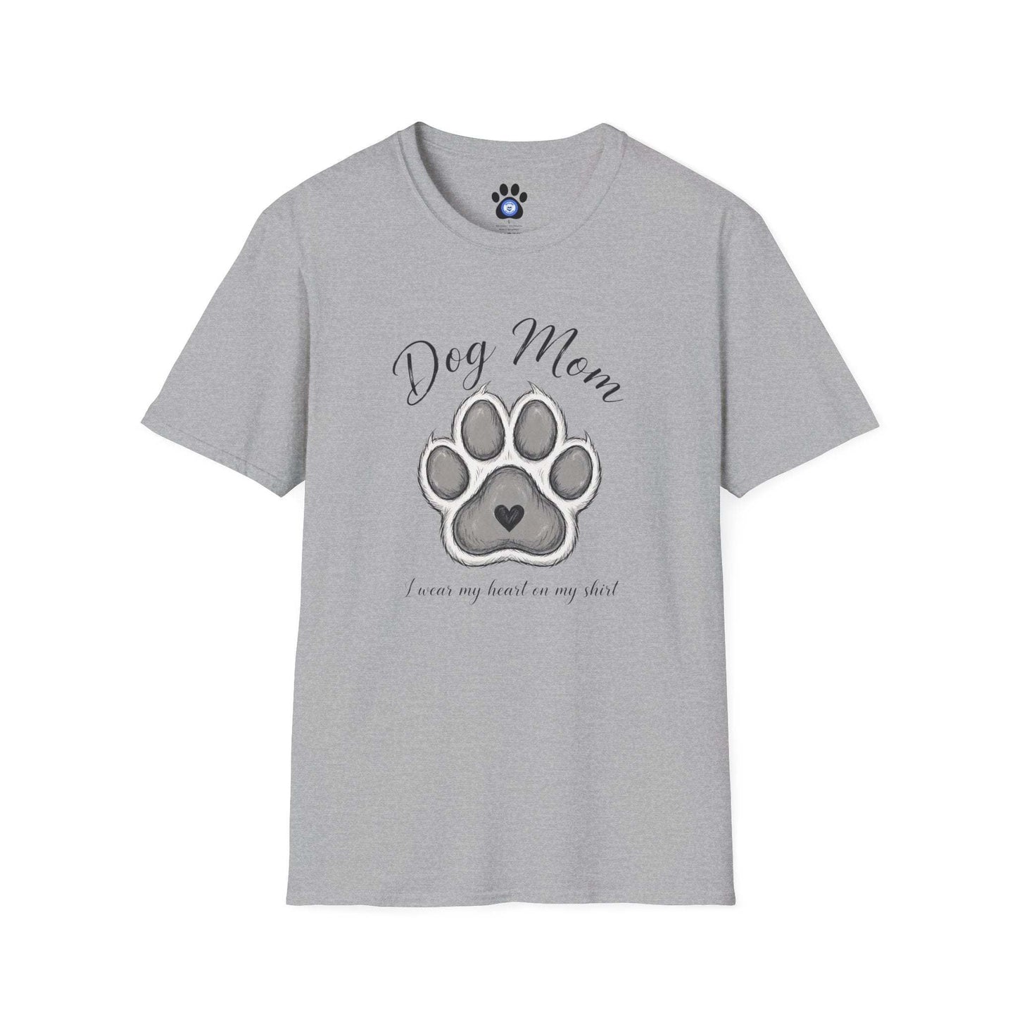 Dog Mom Tee unisex cotton t-shirt by Skylaki brand