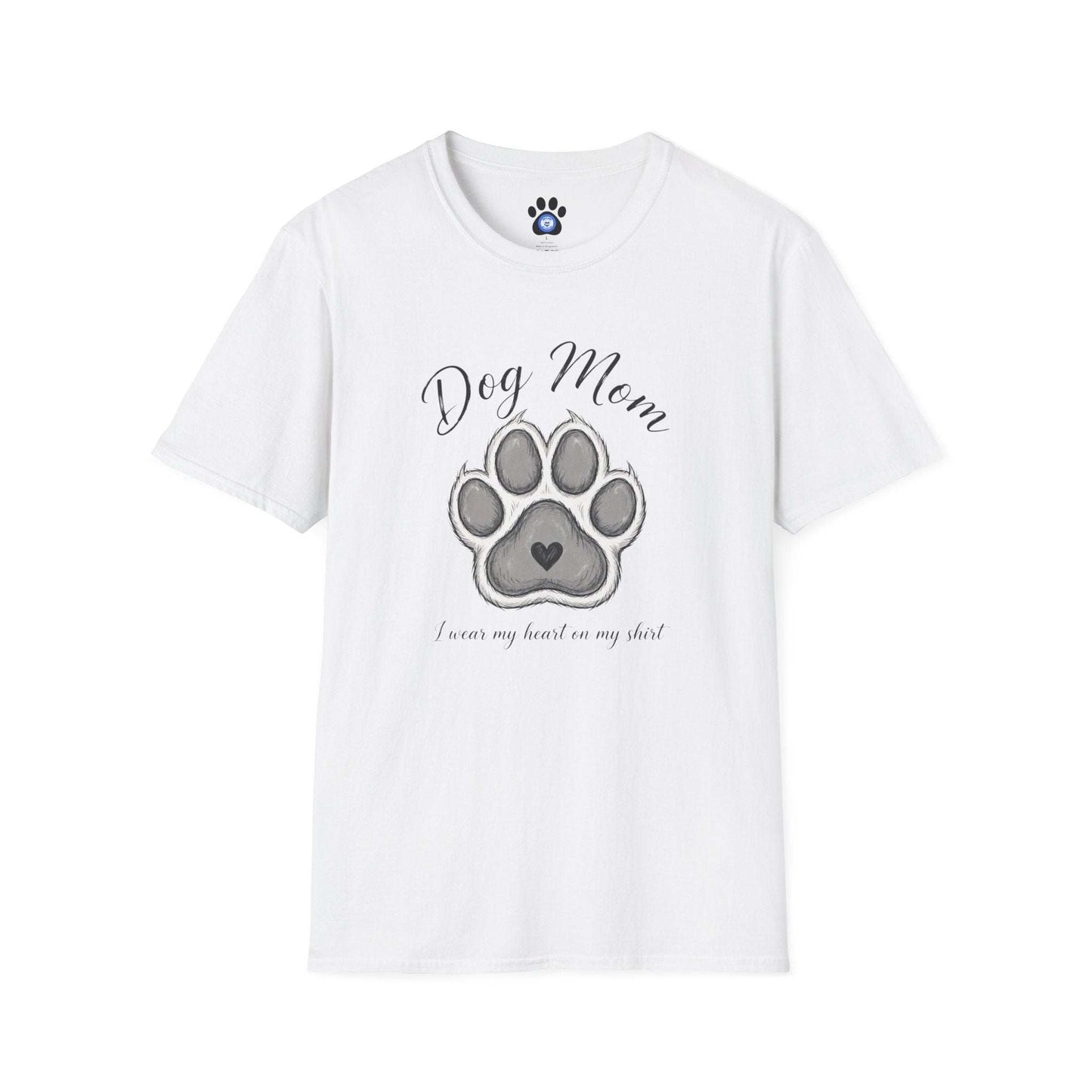 Dog Mom Tee unisex comfortable cotton t-shirt by Skylaki