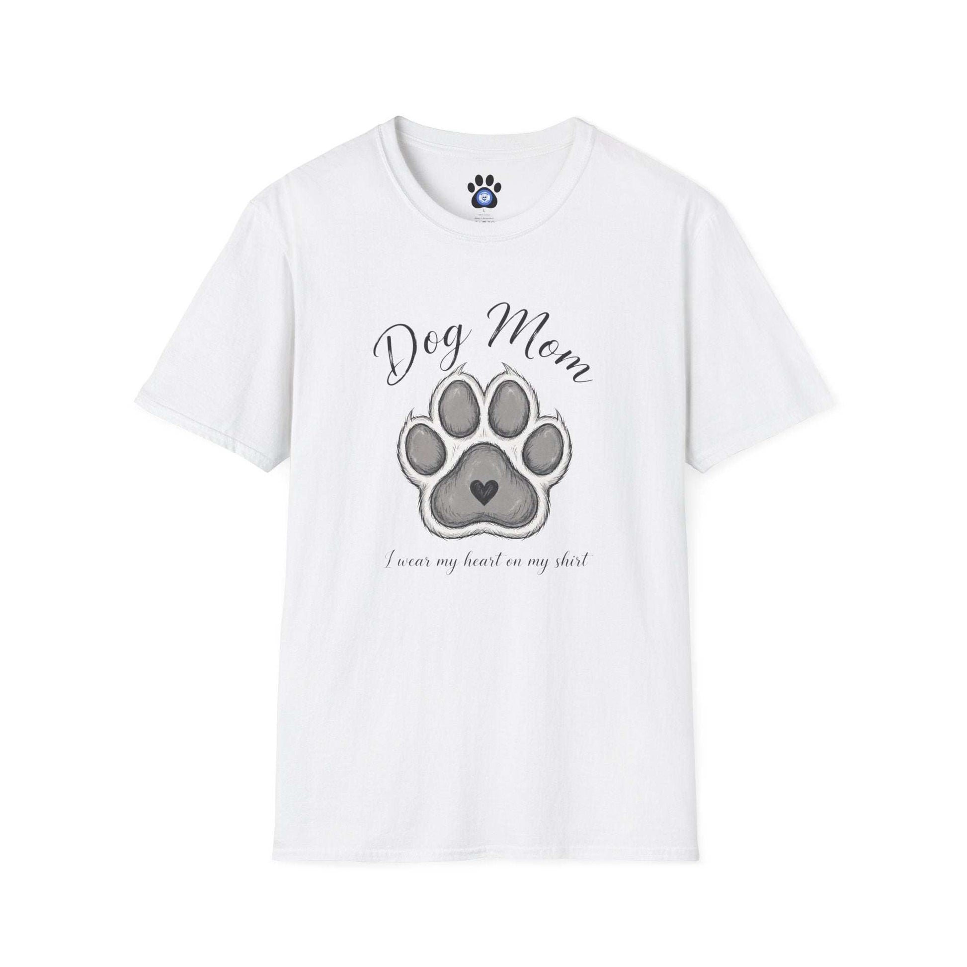 Dog Mom Tee unisex comfortable cotton t-shirt by Skylaki