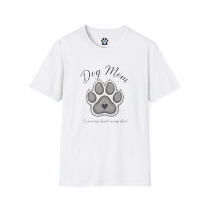 Dog Mom Tee unisex comfortable cotton t-shirt by Skylaki