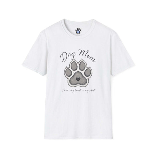 Dog Mom Tee unisex comfortable cotton t-shirt by Skylaki