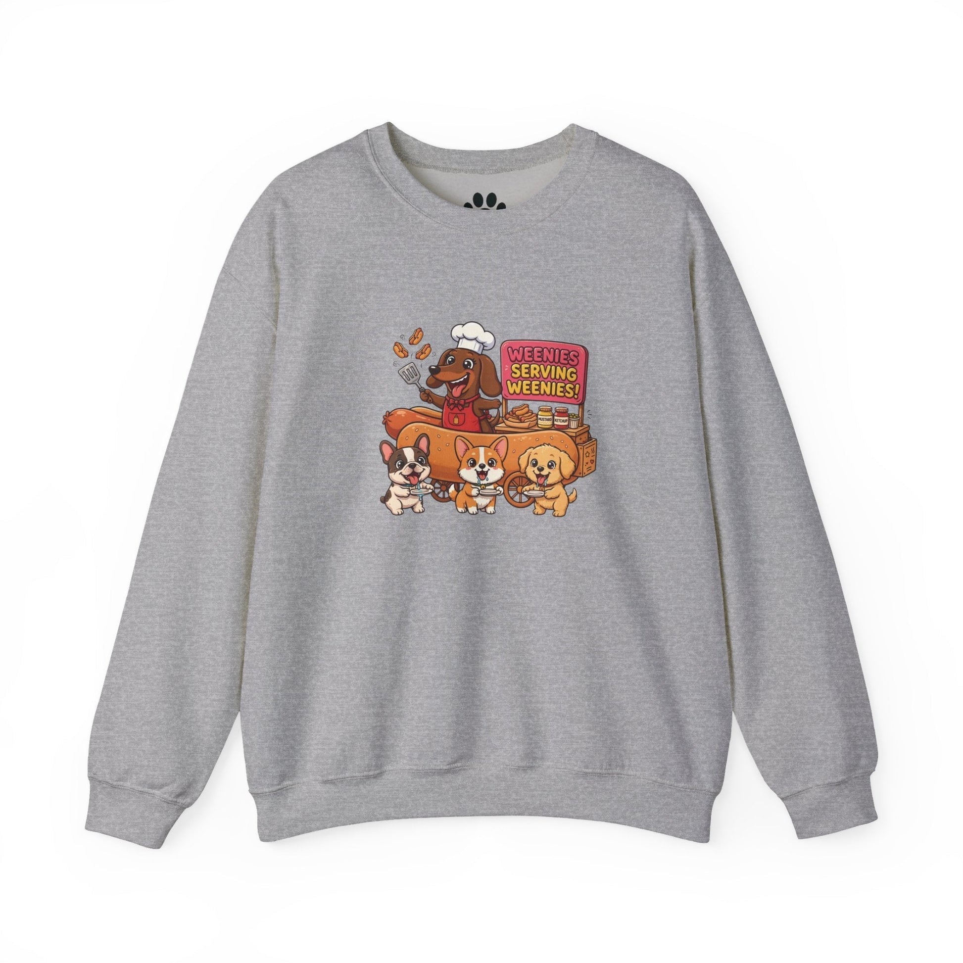 Funny dachshund hot dog shirt embroidered sweatshirt