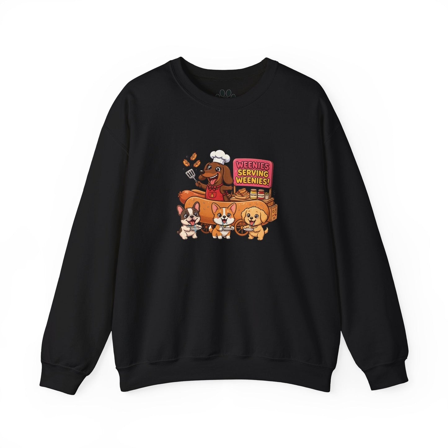 Funny dachshund hot dog embroidery sweatshirt by Skylaki