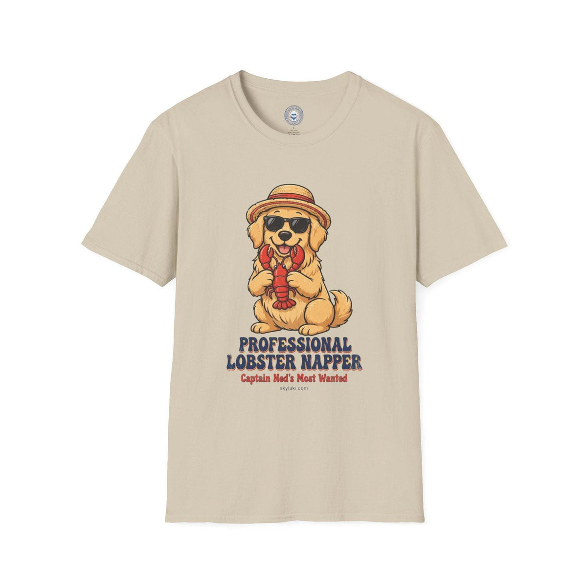 Funny lobster dog t-shirt with playful design by Skylaki