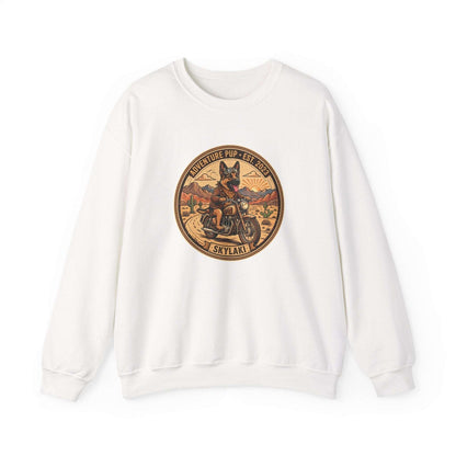 German Shepard motorcycle graphic unisex sweatshirt by Skylaki
