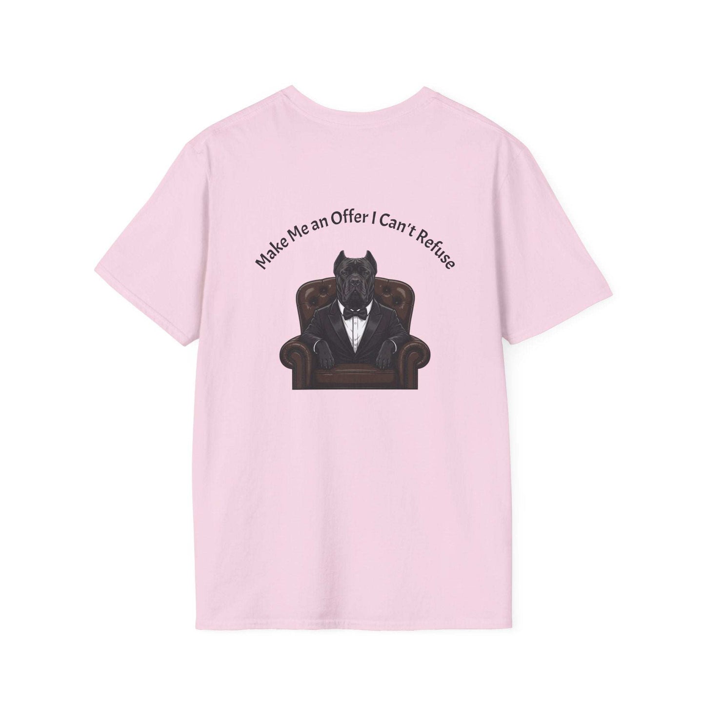 Unisex Make Me an Offer I Can't Refuse Cane Corso Dog Father boss t-shirt