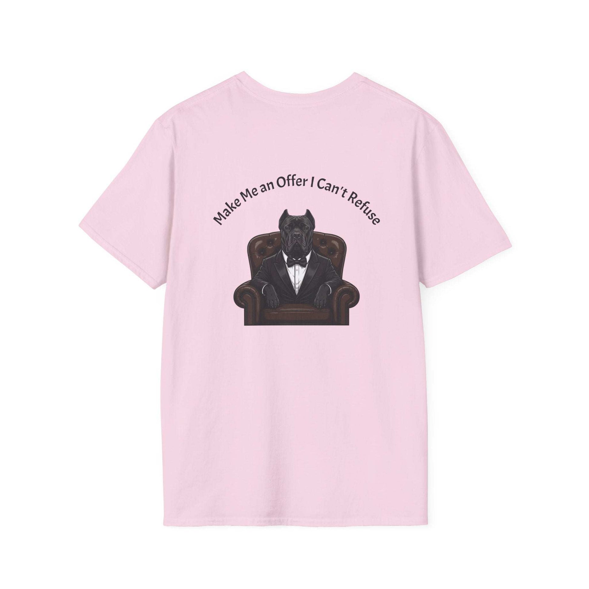Unisex Make Me an Offer I Can't Refuse Cane Corso Dog Father boss t-shirt