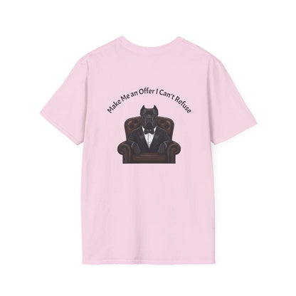 Unisex Make Me an Offer I Can't Refuse Cane Corso Dog Father boss t-shirt