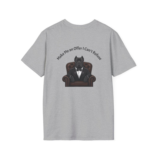 Unisex 'Make Me an Offer I Can't Refuse' Cane Corso dog father boss t-shirt