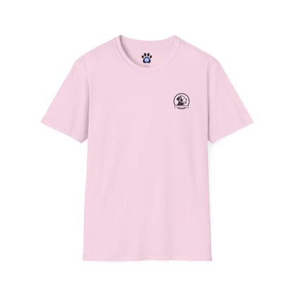 Manager of Morale and Snack procurement lightweight cotton shirt with dog emblem