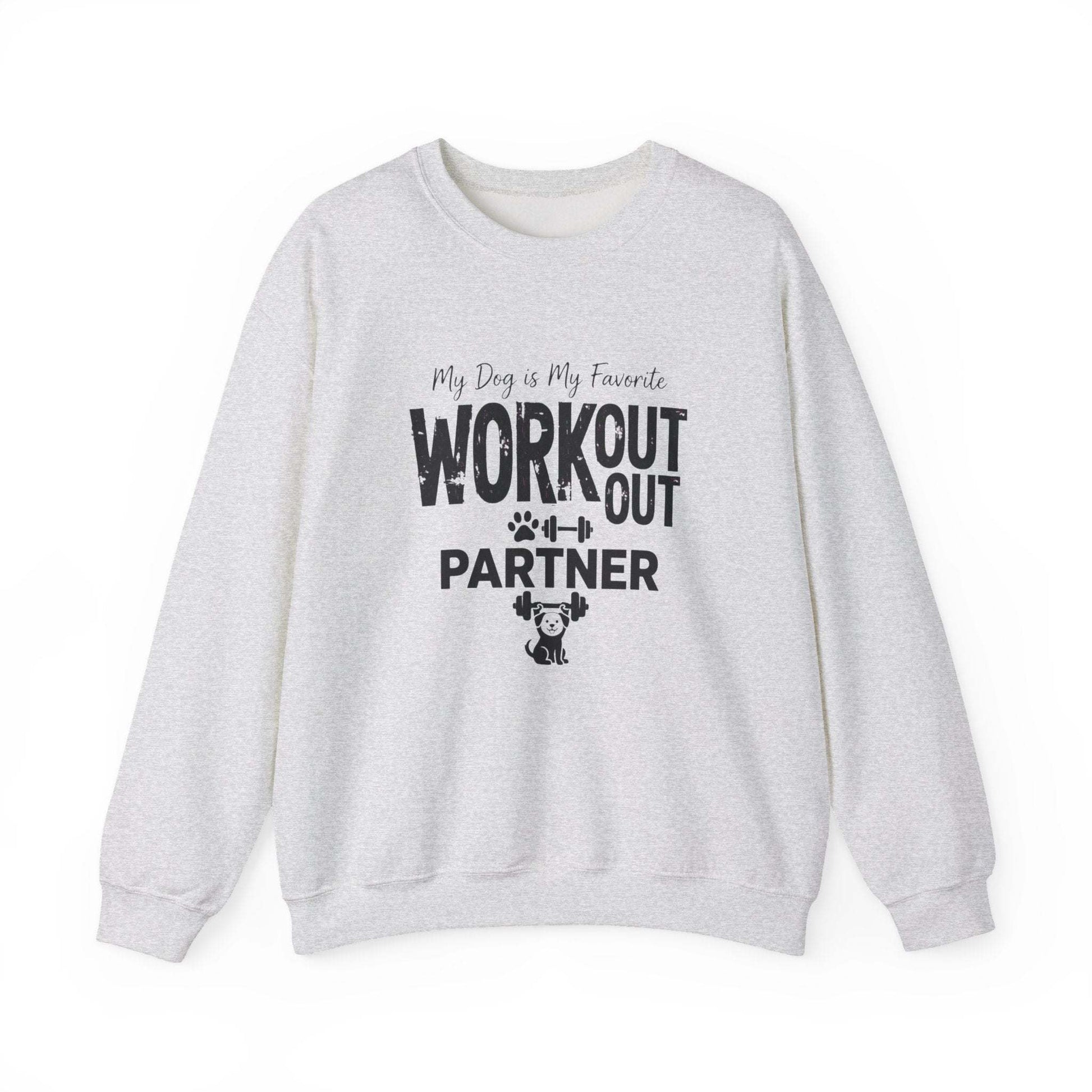 Unisex hoodie with My Dog is My Favorite Workout Partner design