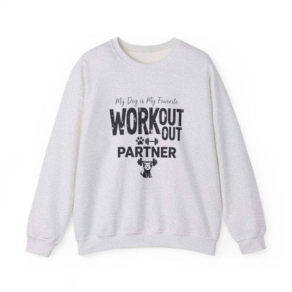 Unisex hoodie with My Dog is My Favorite Workout Partner design