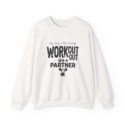 Unisex hoodie with My Dog is My Favorite Workout Partner design
