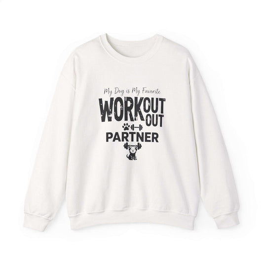 Unisex hoodie with My Dog is My Favorite Workout Partner design