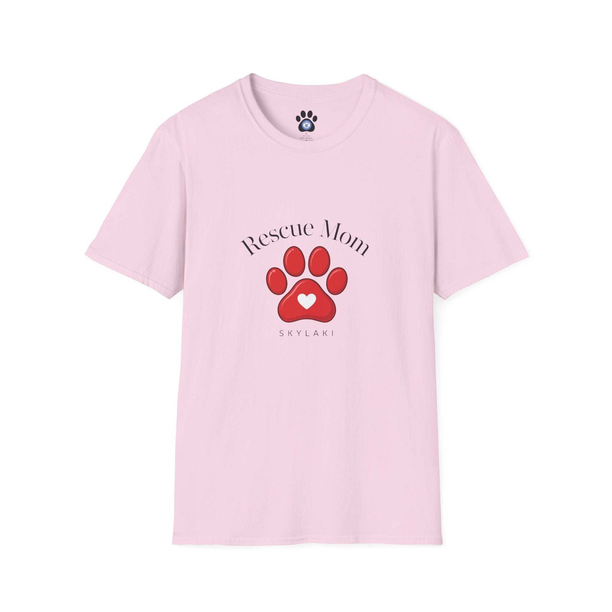 Unisex Rescue Mom Shirt by Skylaki in soft cotton fabric