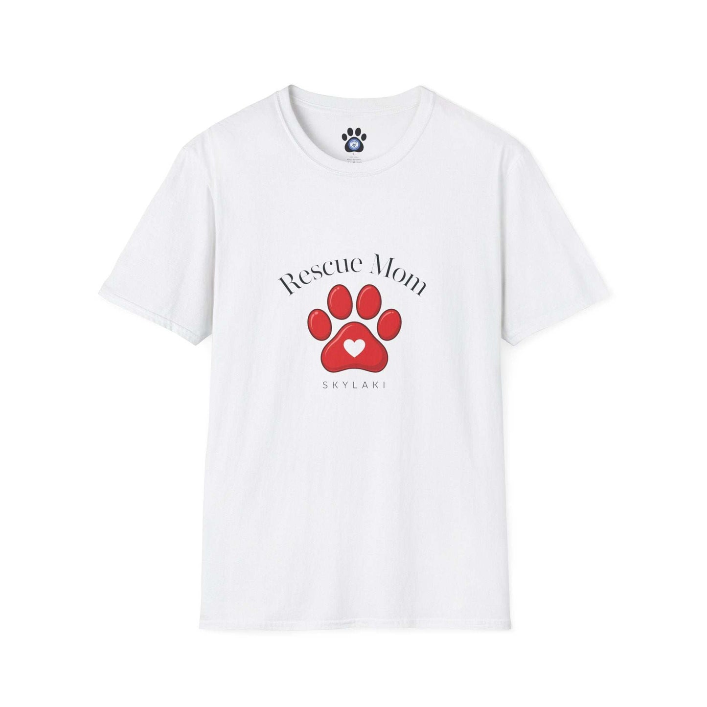 Unisex Rescue Mom Shirt by Skylaki in soft cotton blend
