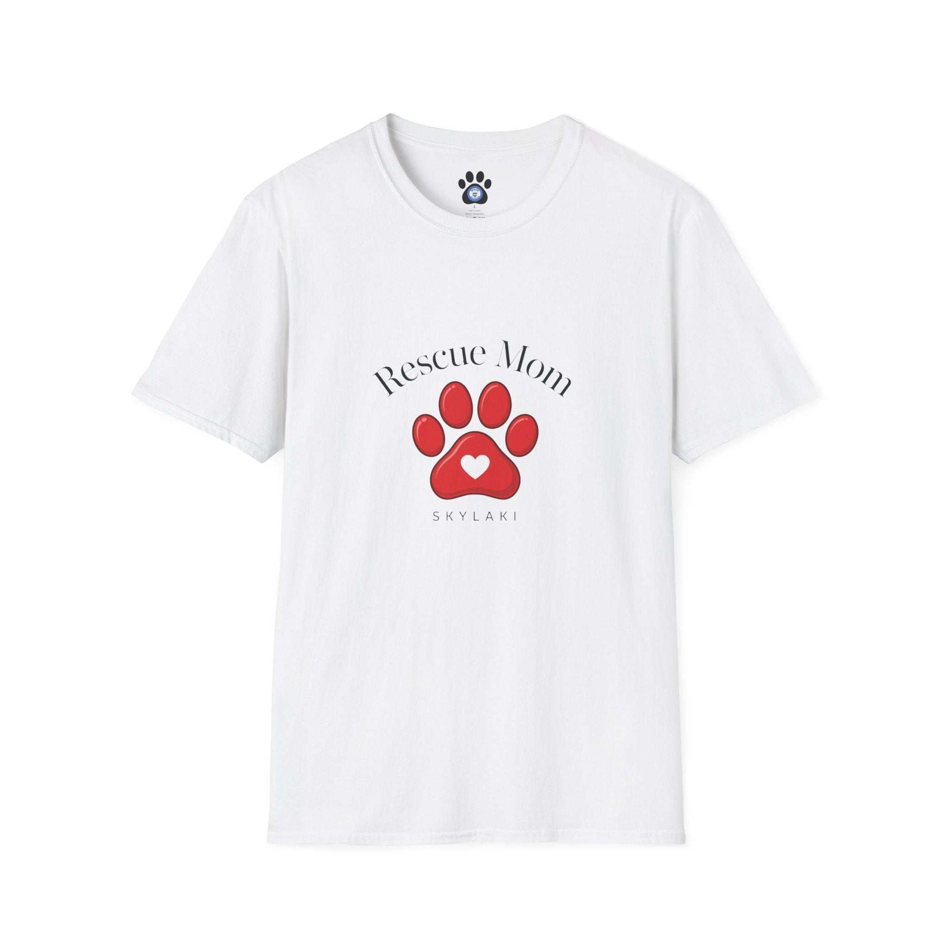 Unisex Rescue Mom Shirt by Skylaki in soft cotton blend