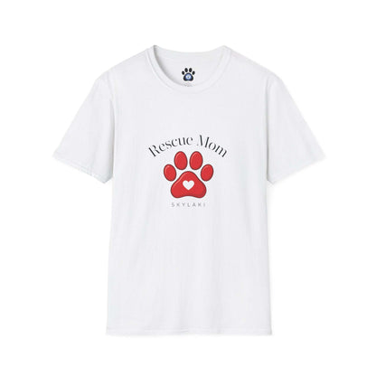 Unisex Rescue Mom Shirt by Skylaki in soft cotton blend