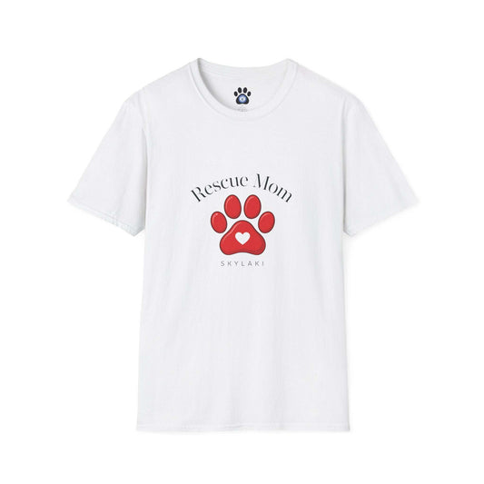 Unisex Rescue Mom Shirt by Skylaki in soft cotton blend