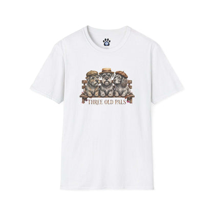 Three Old Pals Shirt vintage unisex T-shirt with three companions design