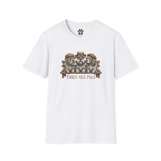 Three Old Pals Shirt vintage unisex T-shirt with three companions design
