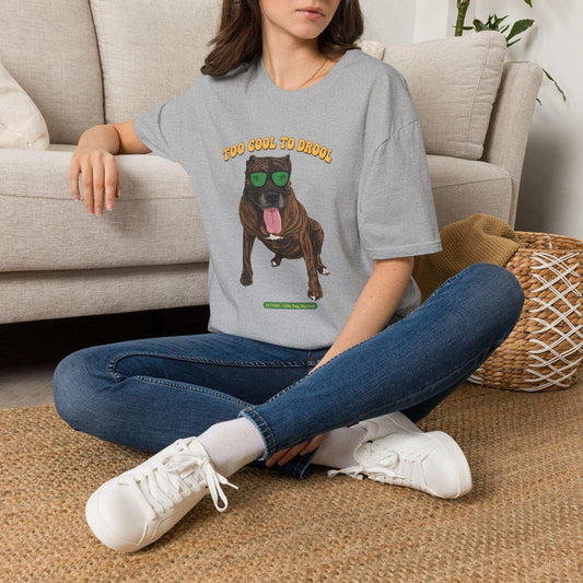 Too Cool to Drool Cane Corso T Shirt with vintage dog sunglasses design