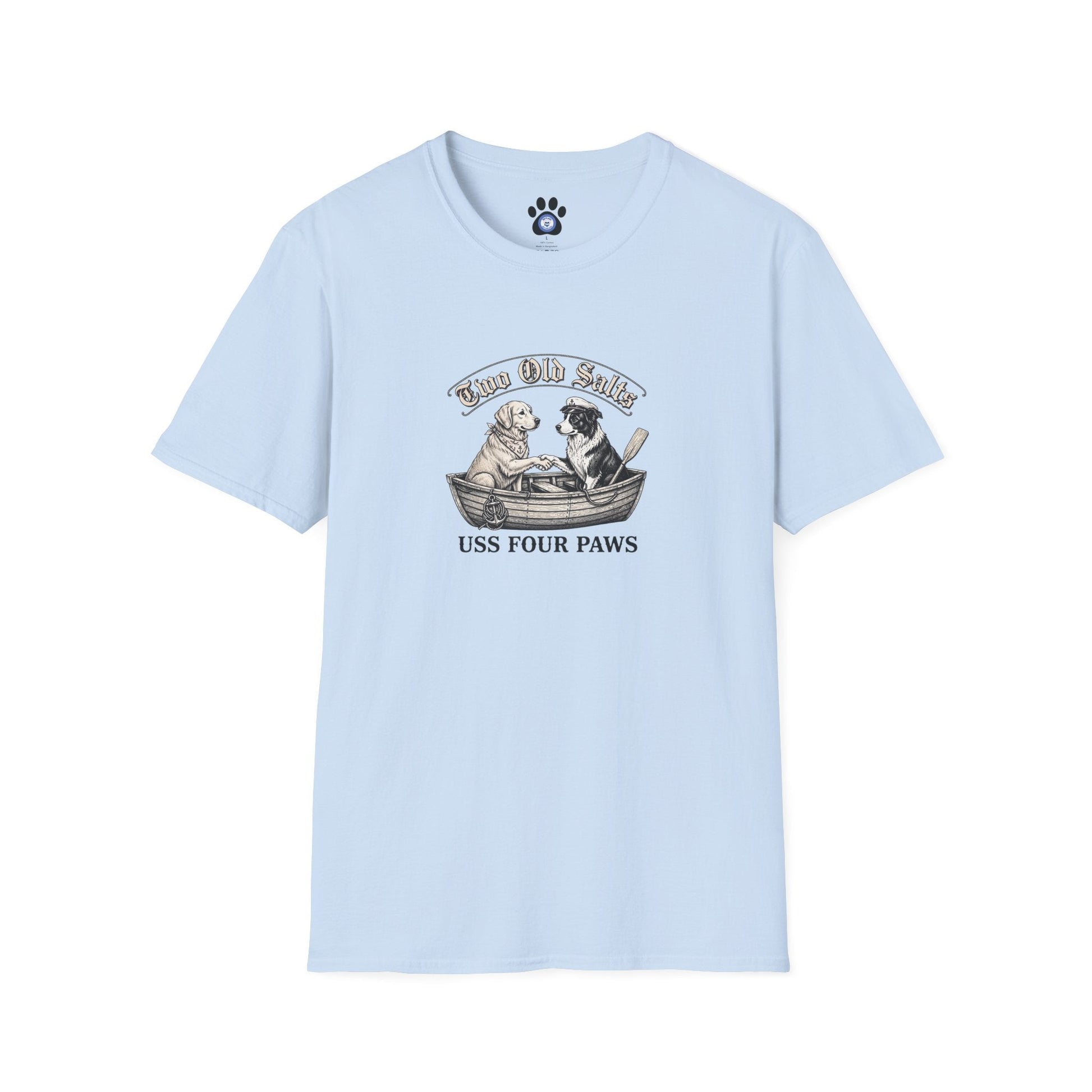 Two Old Salts nautical dog-themed unisex shirt by Skylaki