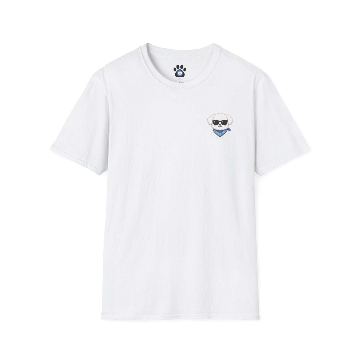 Unisex Will Work for Souvlaki Dog Shirt with paw print emblem