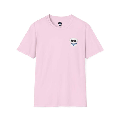 Unisex Will Work for Souvlaki dog shirt with paw print