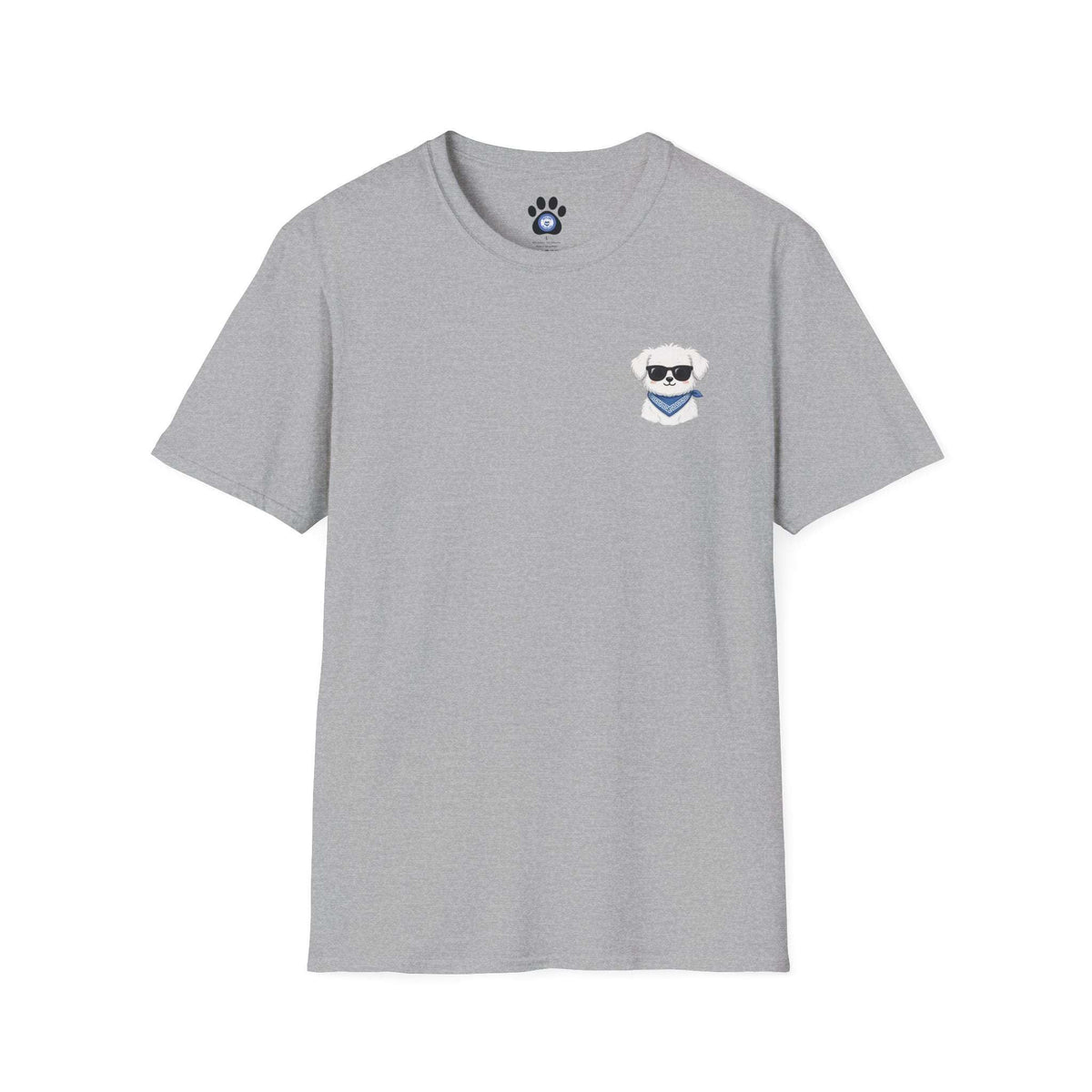 Unisex Will Work for Souvlaki dog shirt with paw print design