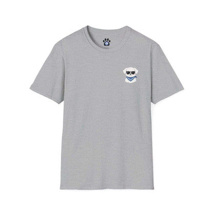Unisex Will Work for Souvlaki dog shirt with paw print design